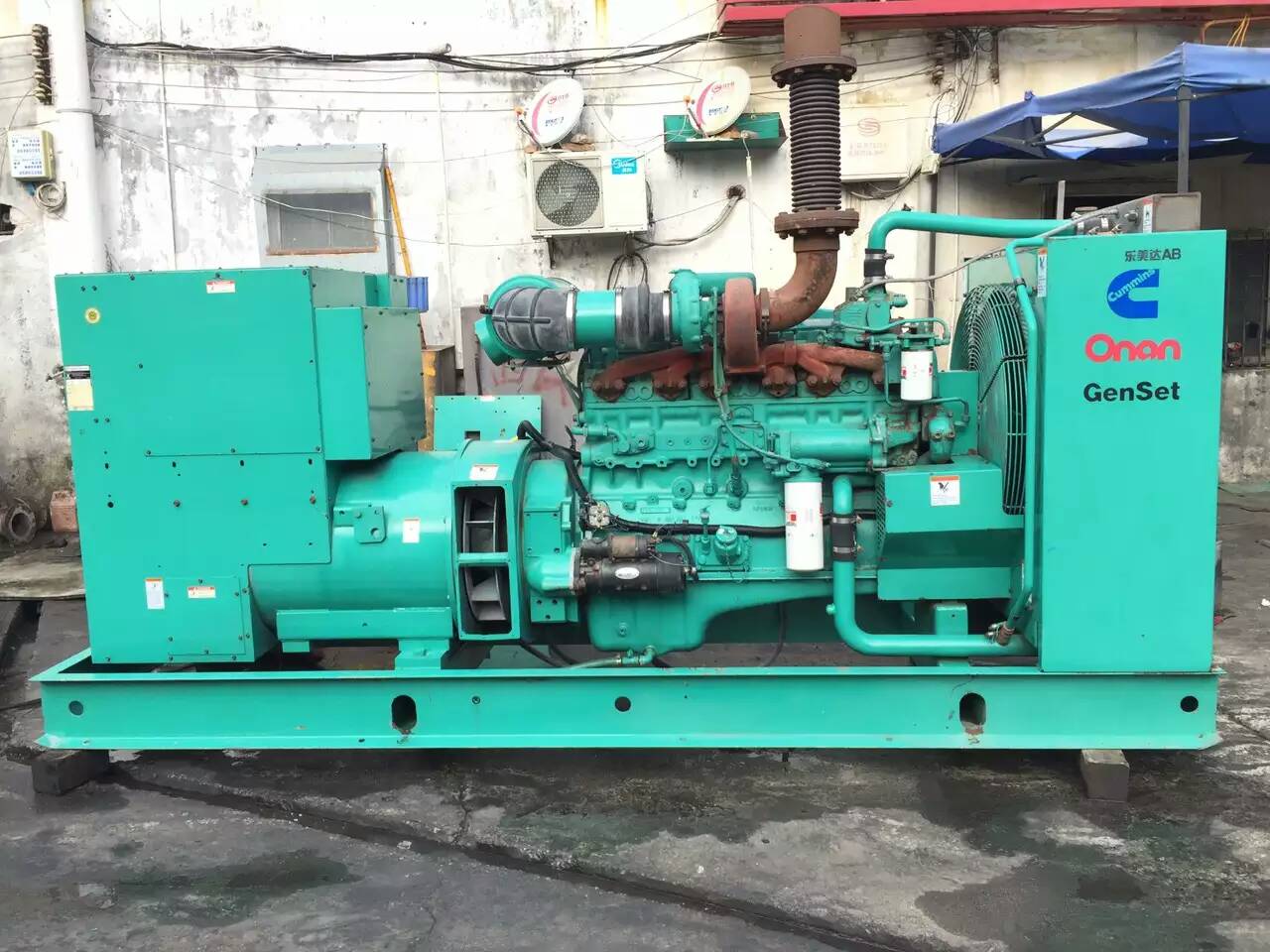 江岸租赁发电机-柴油发电机不正常冒烟的原因